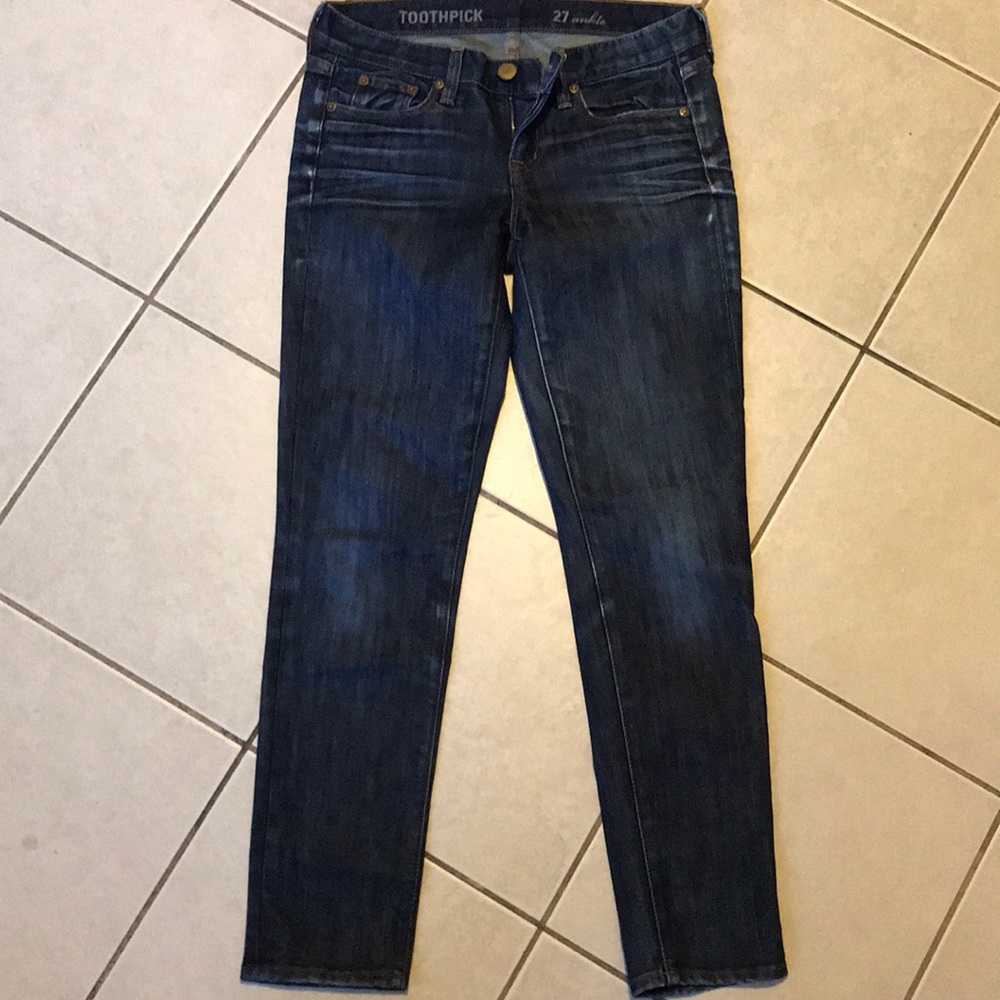 J Crew toothpick jeans